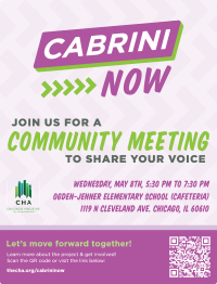 May Community Meeting Flyer