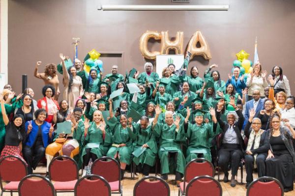 CHA celebrated 45 new graduates of LevelUp at a ceremony held on Saturday, January 27. 